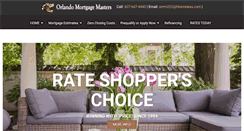 Desktop Screenshot of orlandomortgagemasters.com